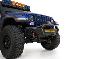 Jeep Wrangler Bumper - Front - Addictive Desert Designs - Stealth Fighter - Hammer Black - `18-`23 Jeep Wrangler Bumper - Front - Addictive Desert Designs - Stealth Fighter - Hammer Black - `18-`23